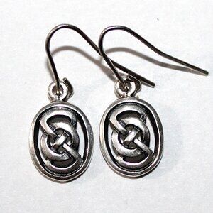 Sterling Silver Celtic Knot Earrings